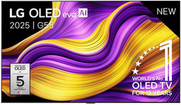 LG OLED evo G55LW - Ultra HD TV - 65" - Alpha 11 AI Processor Gen2 - Zwart