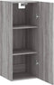 vidaXL - Hangkast - 34,5x34x90 - cm - grijs - sonoma - eikenkleurig