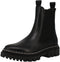 Tamaris - Chelsea boots - Hoogwaardig leer met blokhak - Zwart