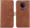imoshion Hoesje Geschikt voor Nokia 5.4 Hoesje Met Pasjeshouder - imoshion Luxe Bookcase - Bruin