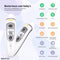 Bintoi® Thermometer voorhoofd - Digitale infrarood thermometer - Nauwkeurige meting op afstand - (2 stuks)