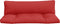 vidaXL - Palletkussens - 2 - st - stof - rood