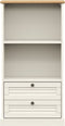 vidaXL - Boekenkast - VIGO - 60x35x114,5 - cm - massief - grenenhout - wit
