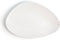 Platt tallrik Ariane Antracita Driehoekig Keramisch Wit (Ø 29 cm) (6 Stuks)