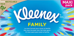 Kleenex Family - Tissues - Zacht en sterk - (128 stuks)