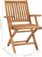 vidaXL - Tuinstoelen - 2 - st - inklapbaar - massief - teakhout