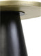 Light & Living Salontafel Popeta - Antiek Brons/Zwart - Ø60cm - Industrieel
