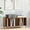 vidaXL - Recordkast - Artisan - Eiken - 100x38x48 - cm - Geengineerd - Hout