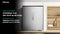 Hisense RB390N4BFC - Koel-vriescombinatie - 304L Total No-Frost - Zwart staal
