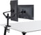 Alberenz® Dubbele Monitor Arm Zwart - Dubbele Monitorbeugel - Monitorarm 2 schermen - Monitor beugel - Ergonomisch ontwerp