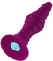 Pyra grote vibrerende anaalplug met afstandsbediening Donker Fuchsia
