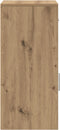vidaXL - Dressoir - Artisan - Eiken - 38x34,5x75 - cm - Gelaagd - Hout