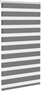 vidaXL - Zebra - rolgordijn - 75x150 - cm - stofbreedte - 70,9 - cm - donkergrijs