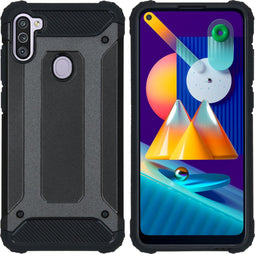 imoshion Hoesje Geschikt voor Samsung Galaxy M11 / A11 Hoesje - imoshion Rugged Xtreme Backcover - Zwart
