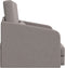 vidaXL - ligbedbank - 2-in-1 - taupe - 65x80x83 - cm - stof