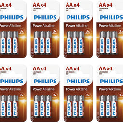 Philips Power Alkaline - AA Batterijen - Voordeelpakket van 32 stuks (32 stuks)