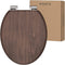 SCHÜTTE Toiletbril soft-close DARK WOOD MDF