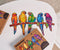 UNIDRAGON Houten Puzzel Voor Volwassenen Dier - Speelse Papegaaien - 620 stukjes - Royal Size 72x40 cm