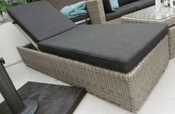 Majorca ligbed boxmodel Wicker HM15 off white - stof 239