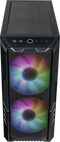 Cooler Master HAF 500 - Tower Behuizing - Hoge luchtstroom met 200mm ARGB-ventilatoren - Zwart