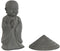 Decoratieve figuren Home ESPRIT Grijs Monnik Orientaals 30 x 30 x 51 cm