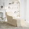 vidaXL - Chaise - longue - met - bolster - en - rechterarmleuning - linnen