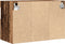 vidaXL - TV - Wandkasten - met - LED - Verlichting - 2 - stuks - Oud - Hout - 60x30x40 - cm