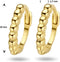 Marie Celeste - Klapoorringen - Bolletjes 10 mm - Goud