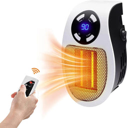 SunBuddy - Draagbare Heater - 500W met Afstandsbediening - Keramisch