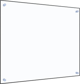 vidaXL - Spatscherm - keuken - 70x60 - cm - gehard - glas - transparant