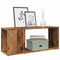 vidaXL - Tv-meubel - 80x24x32cm - bewerkt - hout - oud - houtkleurig