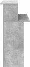 vidaXL - Receptiebalie - 100x50x103,5 - cm - bewerkt - hout - betongrijs