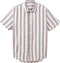 TOM TAILOR relaxed striped shirt - Heren Overhemd - Maat M - Kleur white navy red stripe