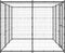 vidaXL - Hondenkennel - met - dak - 7,26 - m² - staal