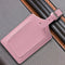 EverNeeds Bagagelabel - Kofferlabel voor Koffers - Kofferlabels - Bagagelabels - PU Leer - Roze - 2 Stuks