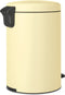 Brabantia NewIcon - Pedaalemmer - 20 liter - Mellow Yellow
