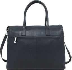 Gigi Fratelli Dames Leren Laptoptas 15 inch Romance ROM0095 Blauw