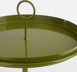 Mica Decorations Aston - Dienblad met klem - Afneembaar en stevig - Donkergroen