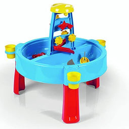 Dolu Zand- en Watertafel - 3-in-1 Buitenspeelgoed - Multifunctioneel Blauw Rood Geel