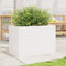 vidaXL - Plantenbak - 70x40x46 - cm - massief - grenenhout - wit