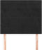 vidaXL - Hoofdborden - 2 - st - 90x5x78/88 - cm - fluweel - zwart