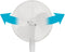 SILVERCREST Staande ventilator 45W - 3 standen - Instelbare kantelhoek - Verstelbare hoogte (105-125 cm)