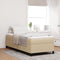 vidaXL - Bedframe - Lichtgroen - Grijs - 100x200 - cm - Corduroy - Stof