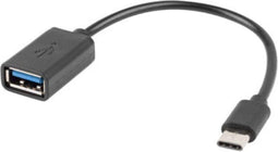 USB C to USB Adapter Lanberg 15 cm