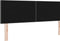 vidaXL - Hoofdbord - met - Knopen, - Donkergrijs, - 140 - cm