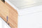 Console DKD Home Decor Natuurlijk MDF Rubberwood Wit Kastanjebruin (80 x 30 x 74 cm)