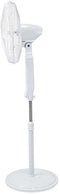 Nedis FNST17CWT40W - Staande Ventilator - 3 Snelheidsstanden - Wit