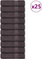 vidaXL - Badhanddoeken - 25 - st - 100x150 - cm - 360 - g/m² - 100% - katoen - antraciet