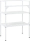 vidaXL Wastafelframe - 59x38x83 cm - gepoedercoat ijzer - wit