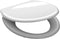 SCHÜTTE WC-Bril 82300 WHITE - Duroplast - Soft Close - Afklikbaar - RVS-Scharnieren - Belastbaar tot 175 kg - Gelakt - Wit
